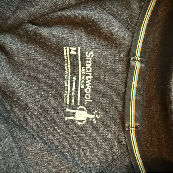Smartwool Charcoal Gray Merino wool base layer - Picture 2 of 3